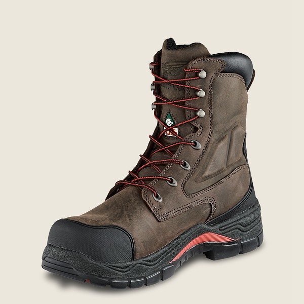 Bottes de Sécurité Red Wing - King Toe® Adc - 8-Inch Insulated Waterproof Csa Toe - Grise Foncé - Ho